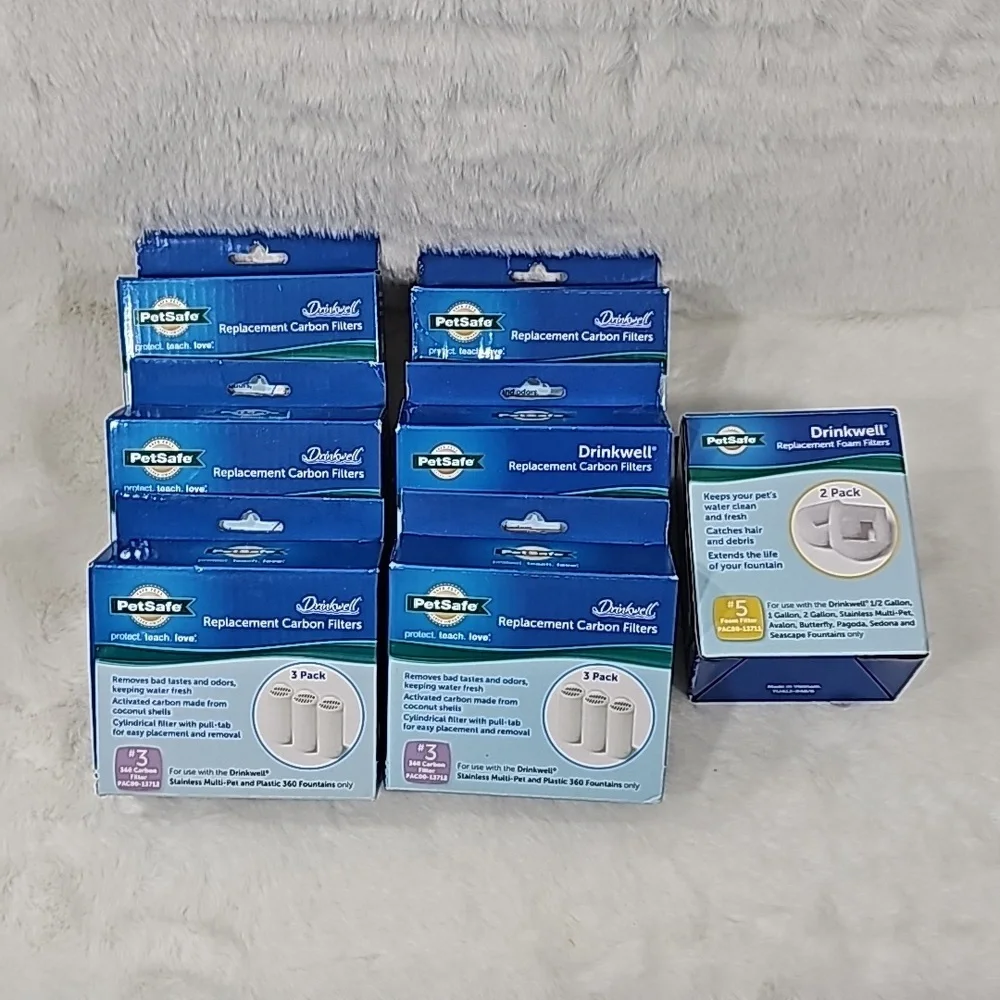 Petsafe Drinkwell Replacement Carbon Filters & Replacement Foam filters